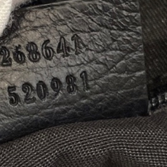 👜 GORGEOUS NEW GUCCI HOBO ABBEY GG CONVERTIBLE D RING BLACK NYLON BAG~👜 - Picture 5 of 11